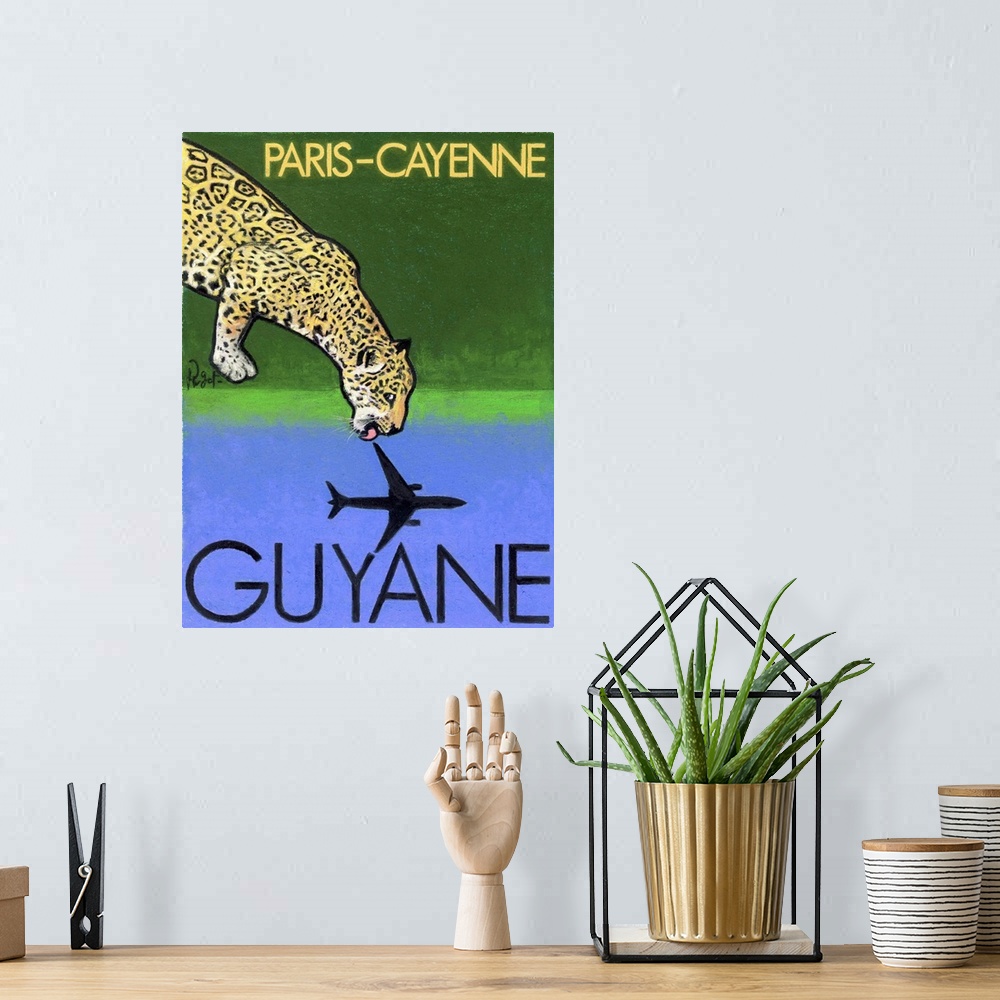 A bohemian room featuring Paris-Cayenne Guyane