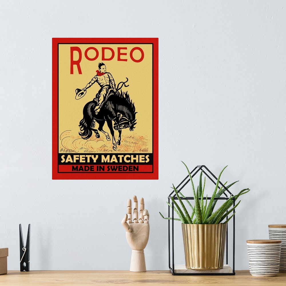 A bohemian room featuring Rodeo Safety Matches