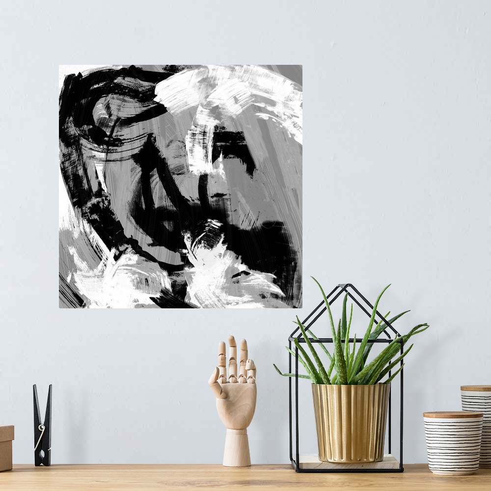 A bohemian room featuring Abstract Mix Brush