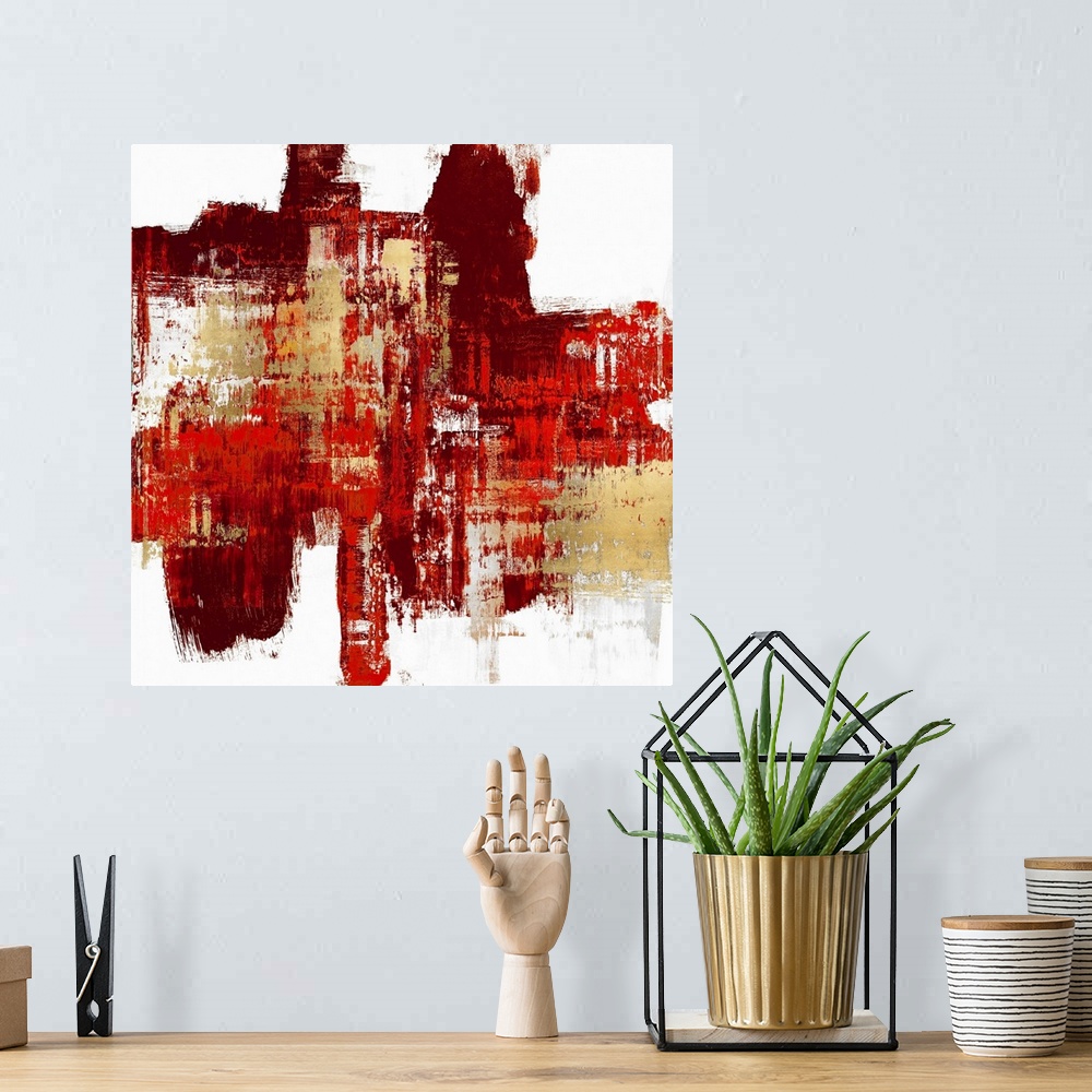 A bohemian room featuring Big Reds Abstract