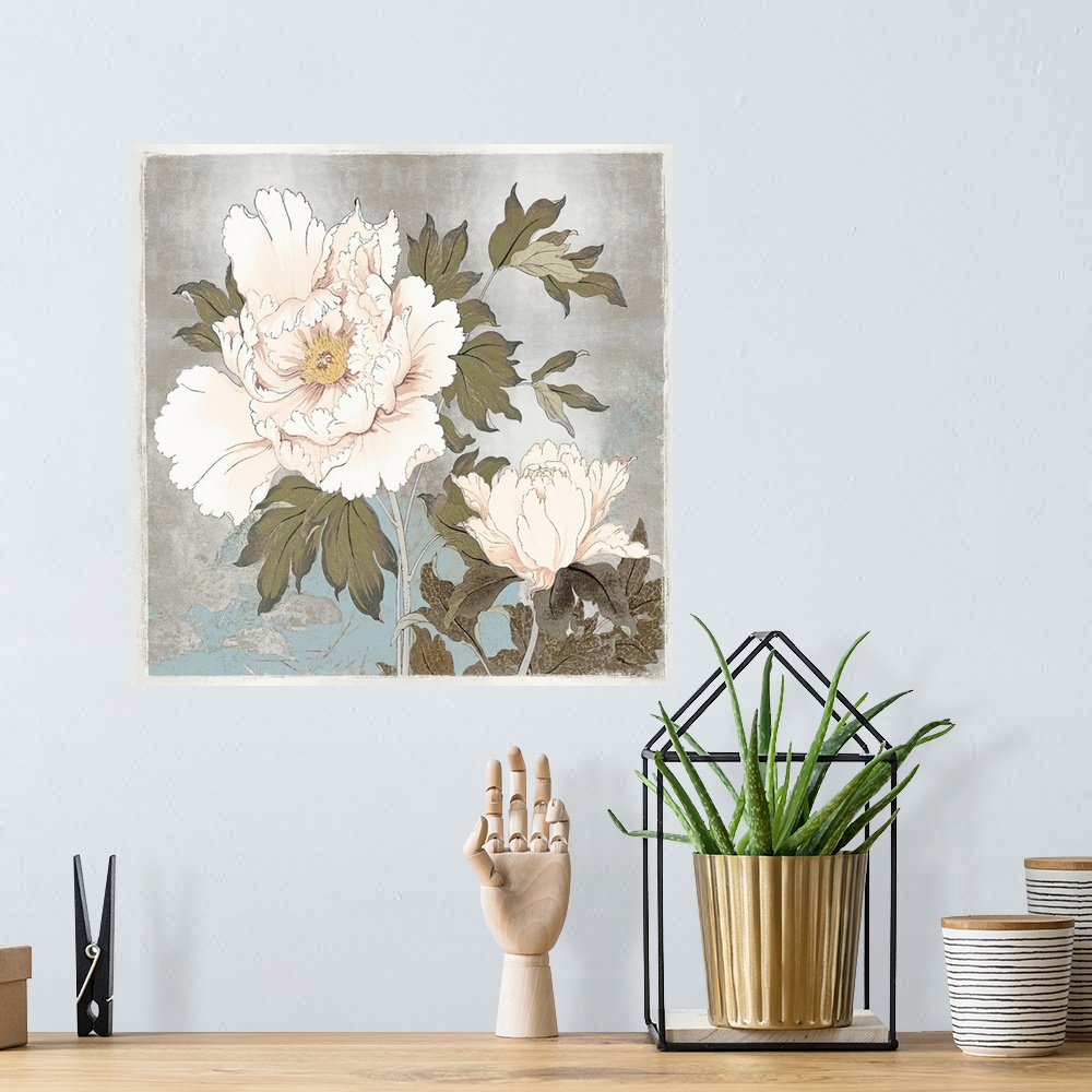 A bohemian room featuring Silver Peony