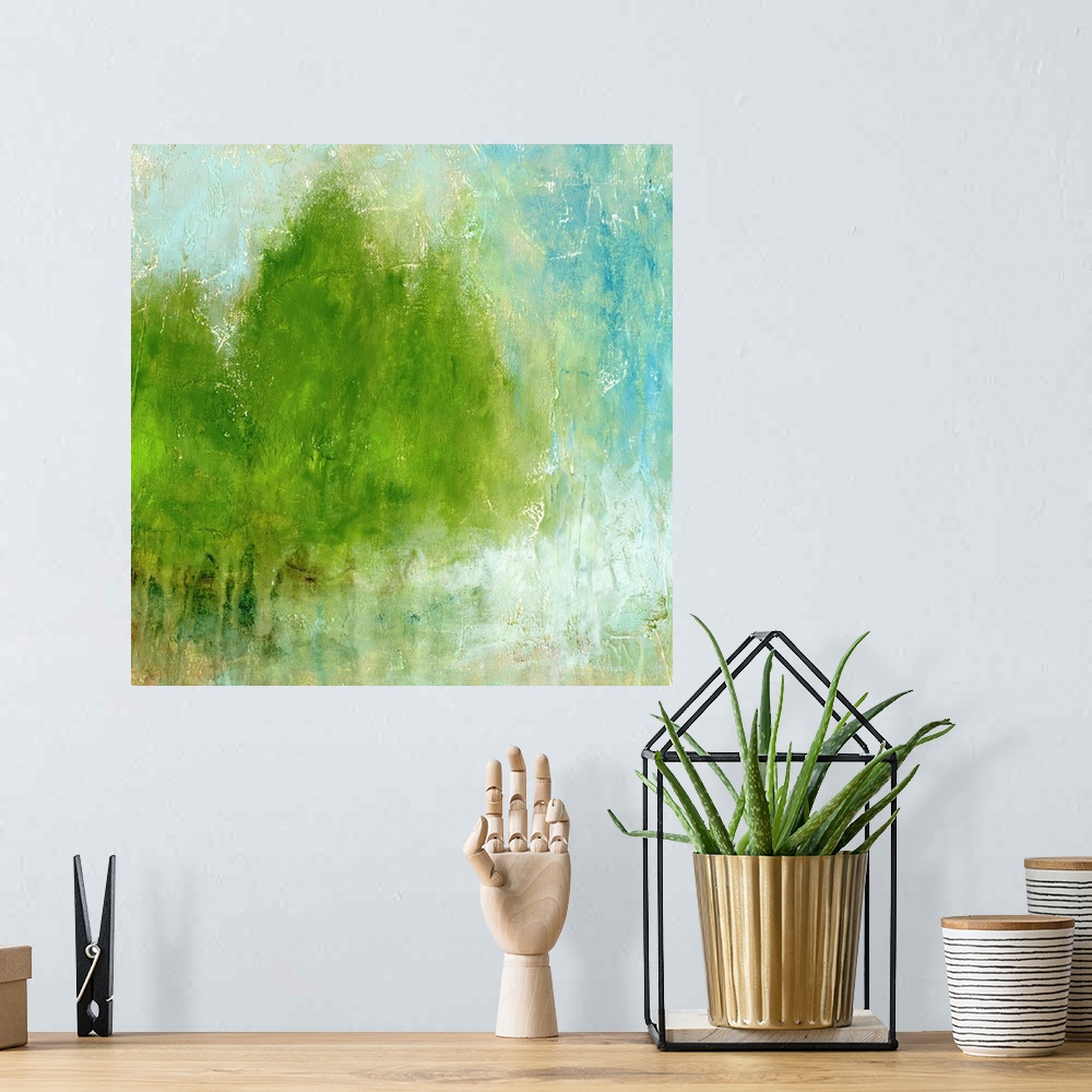 A bohemian room featuring Contemporary nature-inspired works for any home or office decor.