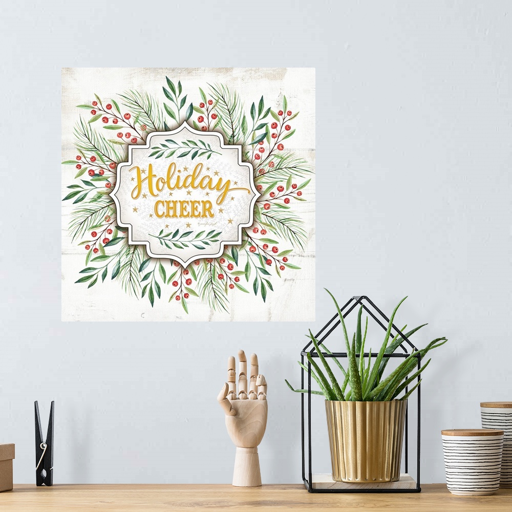 A bohemian room featuring Holiday Cheer