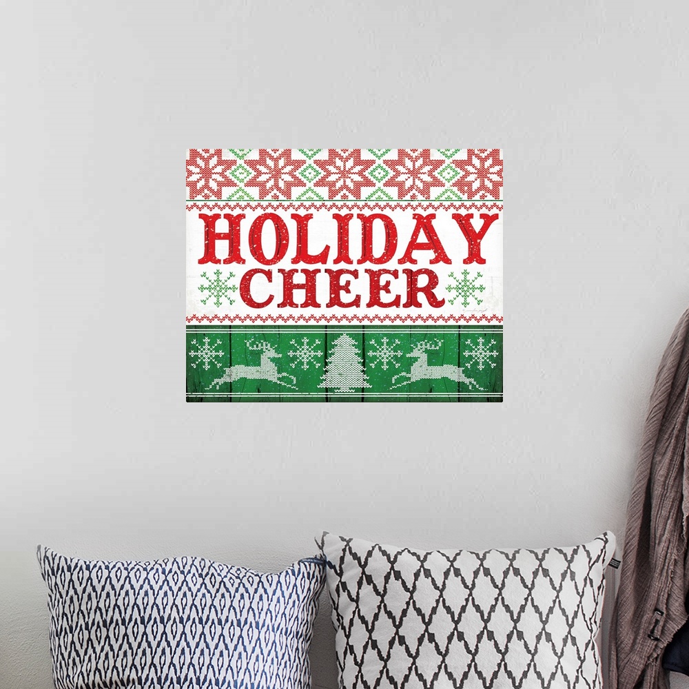 A bohemian room featuring Holiday Cheer