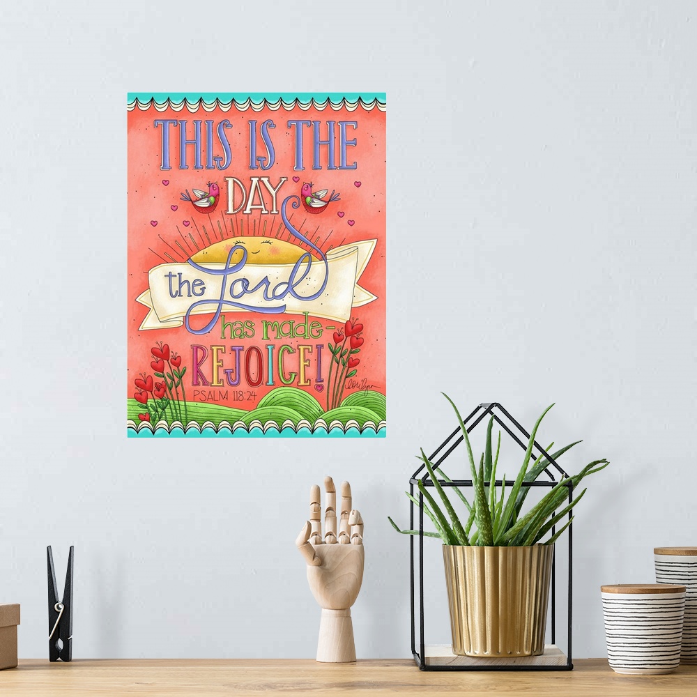 A bohemian room featuring Bring the joy of scripture into your decor