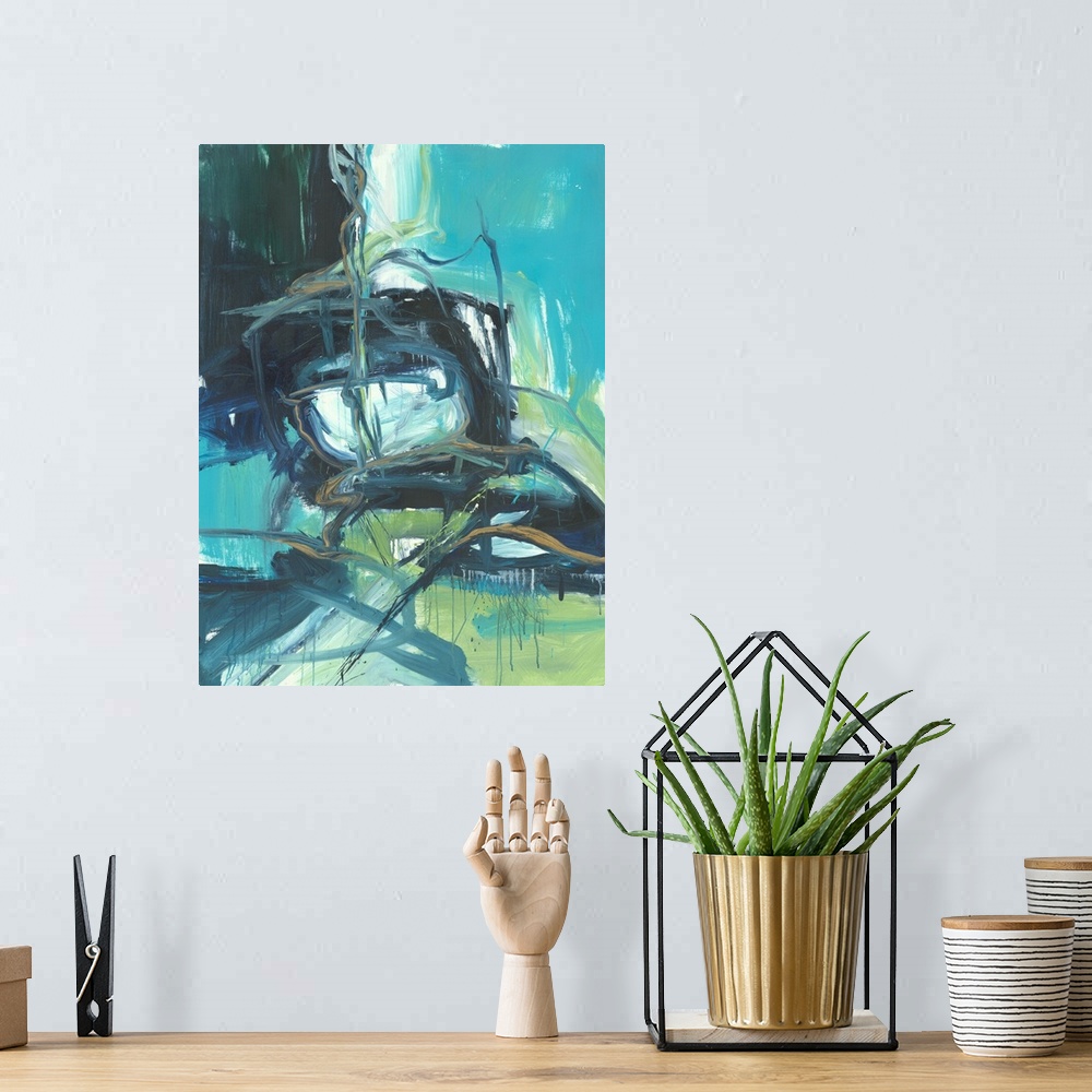 A bohemian room featuring Abstract #114