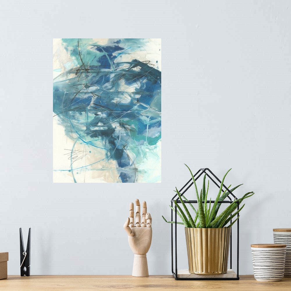 A bohemian room featuring Abstract #117