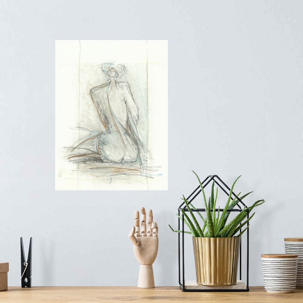 A bohemian room featuring Nude #68