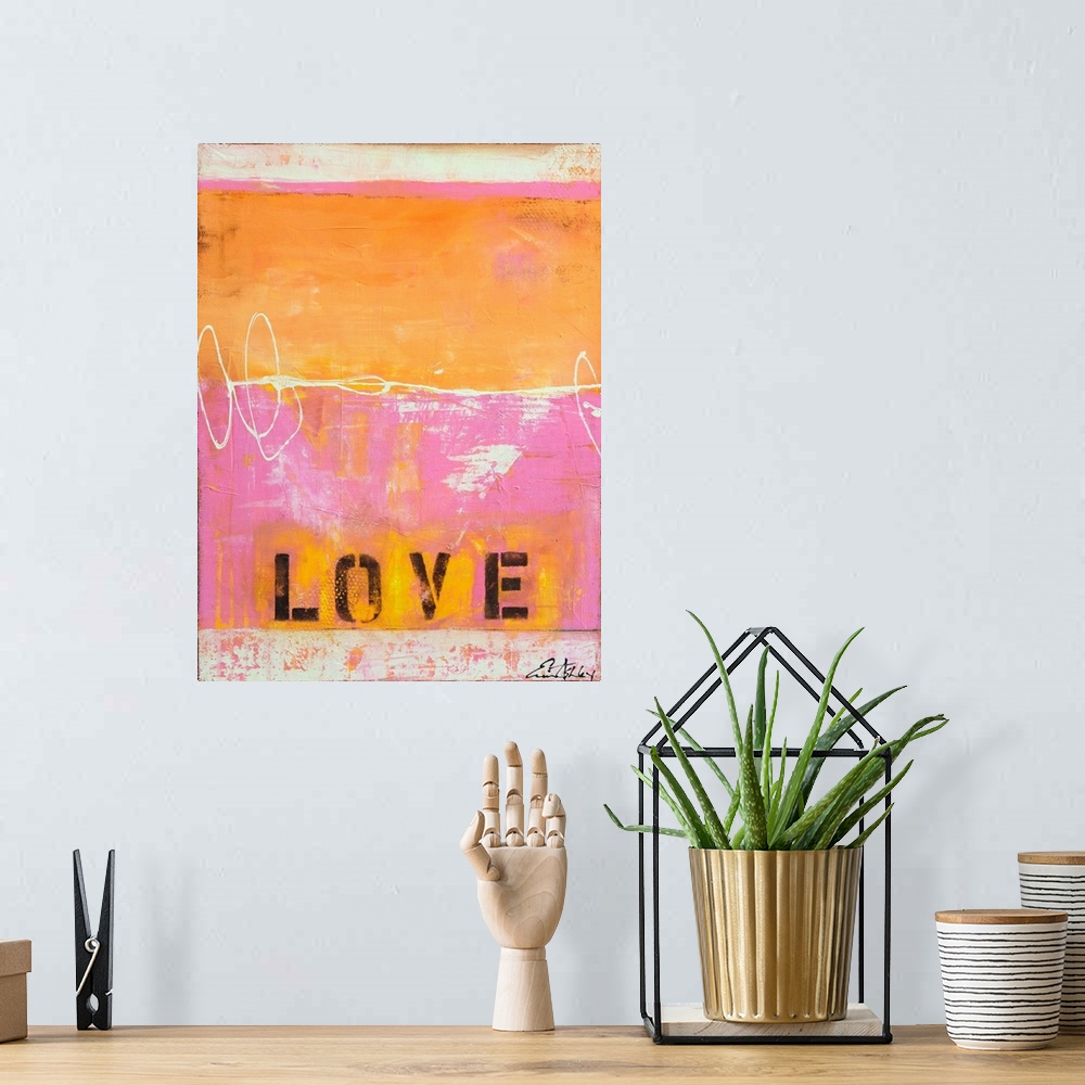 A bohemian room featuring Love Vibes