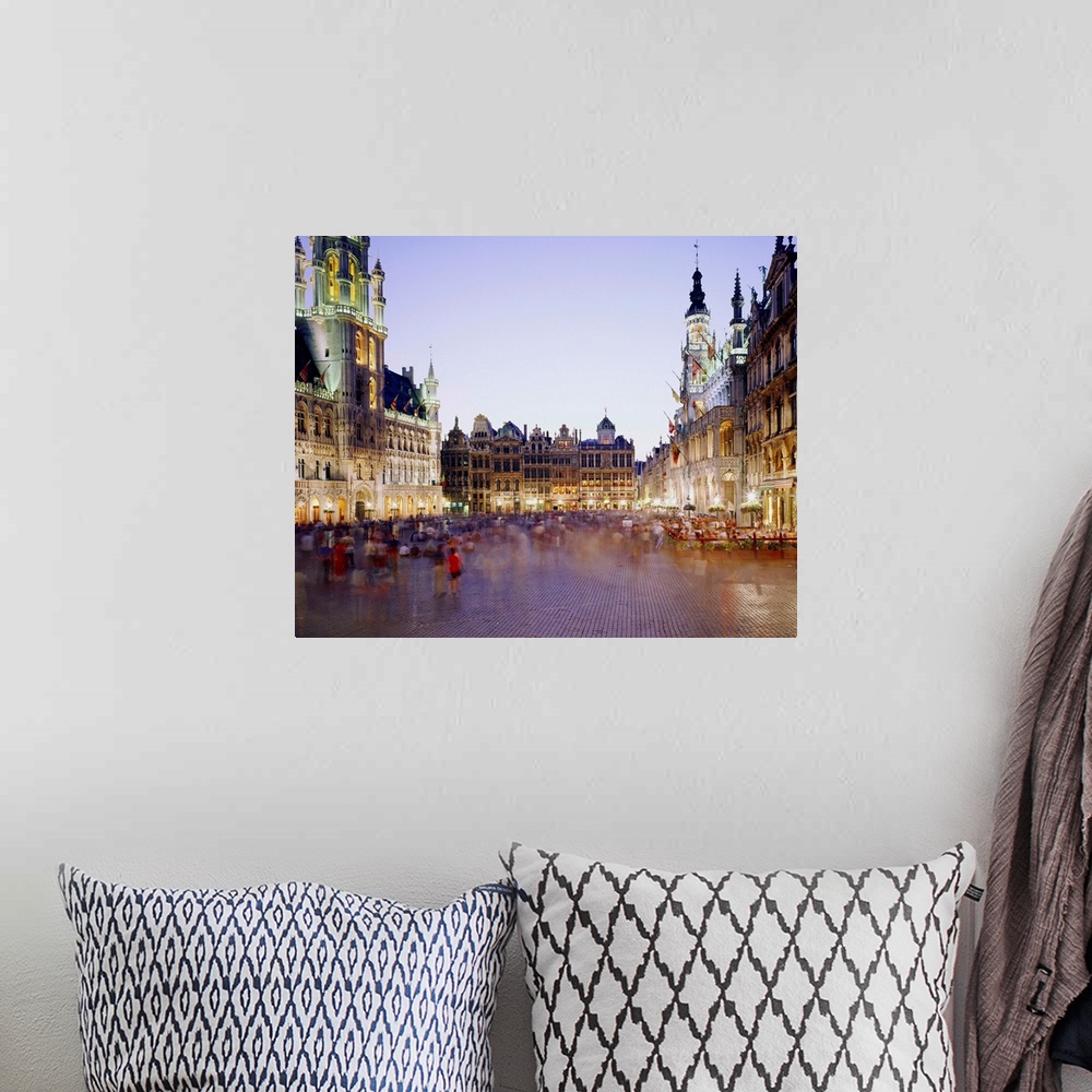 A bohemian room featuring Belgium, Brussels, Grand Place, the old market square