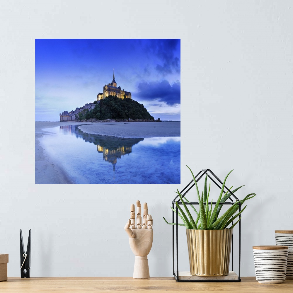 A bohemian room featuring France, Normandy, Mont Saint-Michel, Atlantic ocean, English Channel, Basse-Normandie, Travel Des...