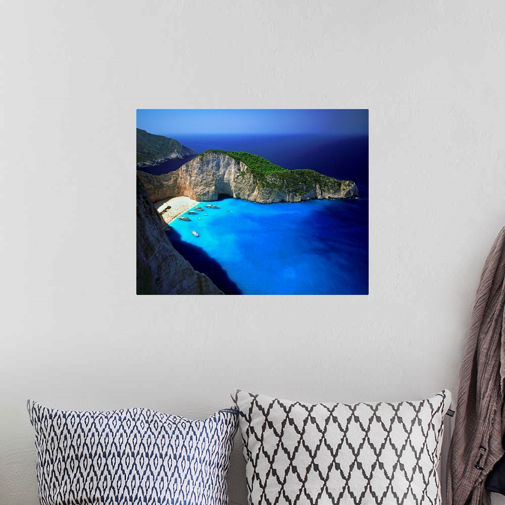 A bohemian room featuring Greece, Zante, The Shipwreck Beach