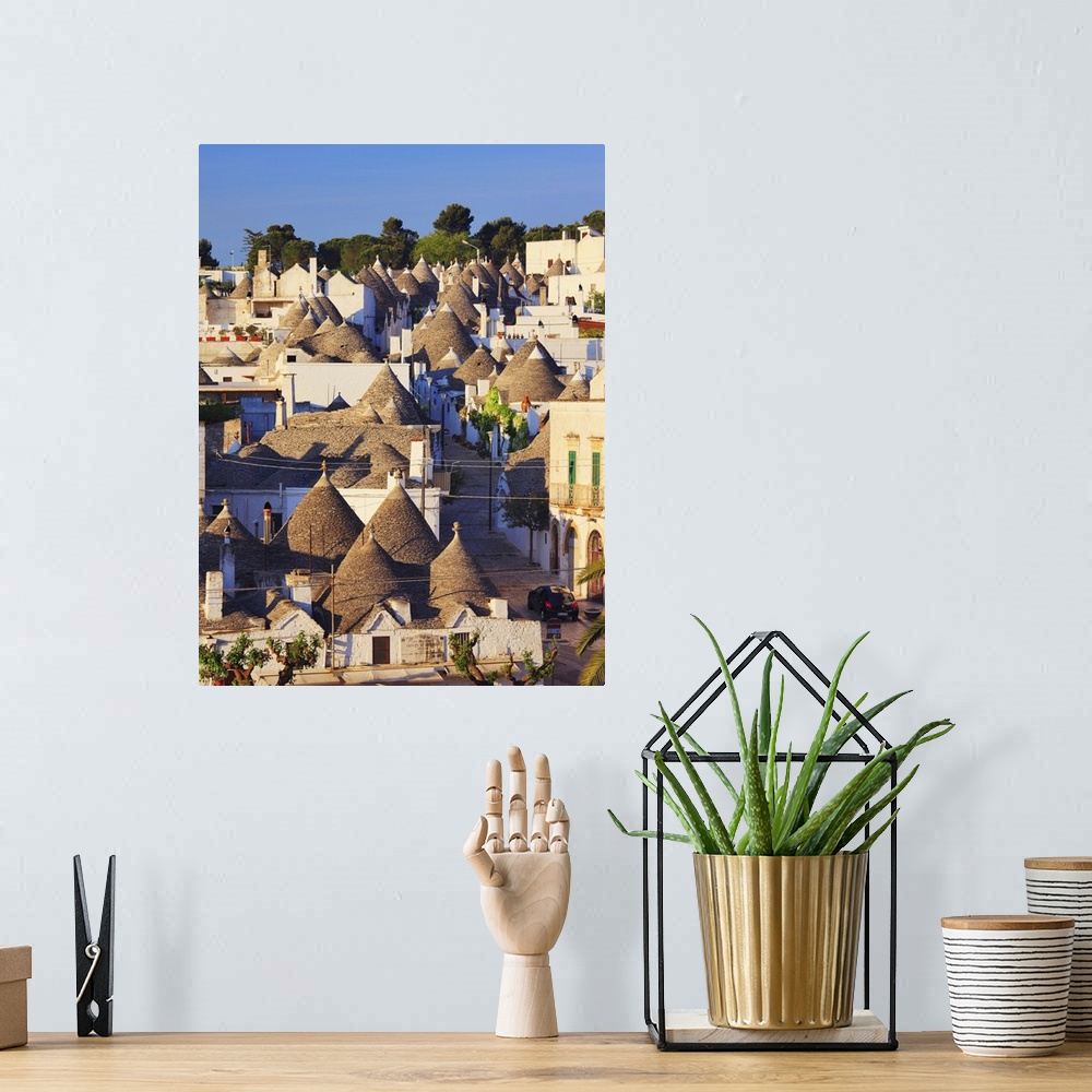 A bohemian room featuring Italy, Apulia, Bari district, Itria Valley, Alberobello, Trulli in Monti