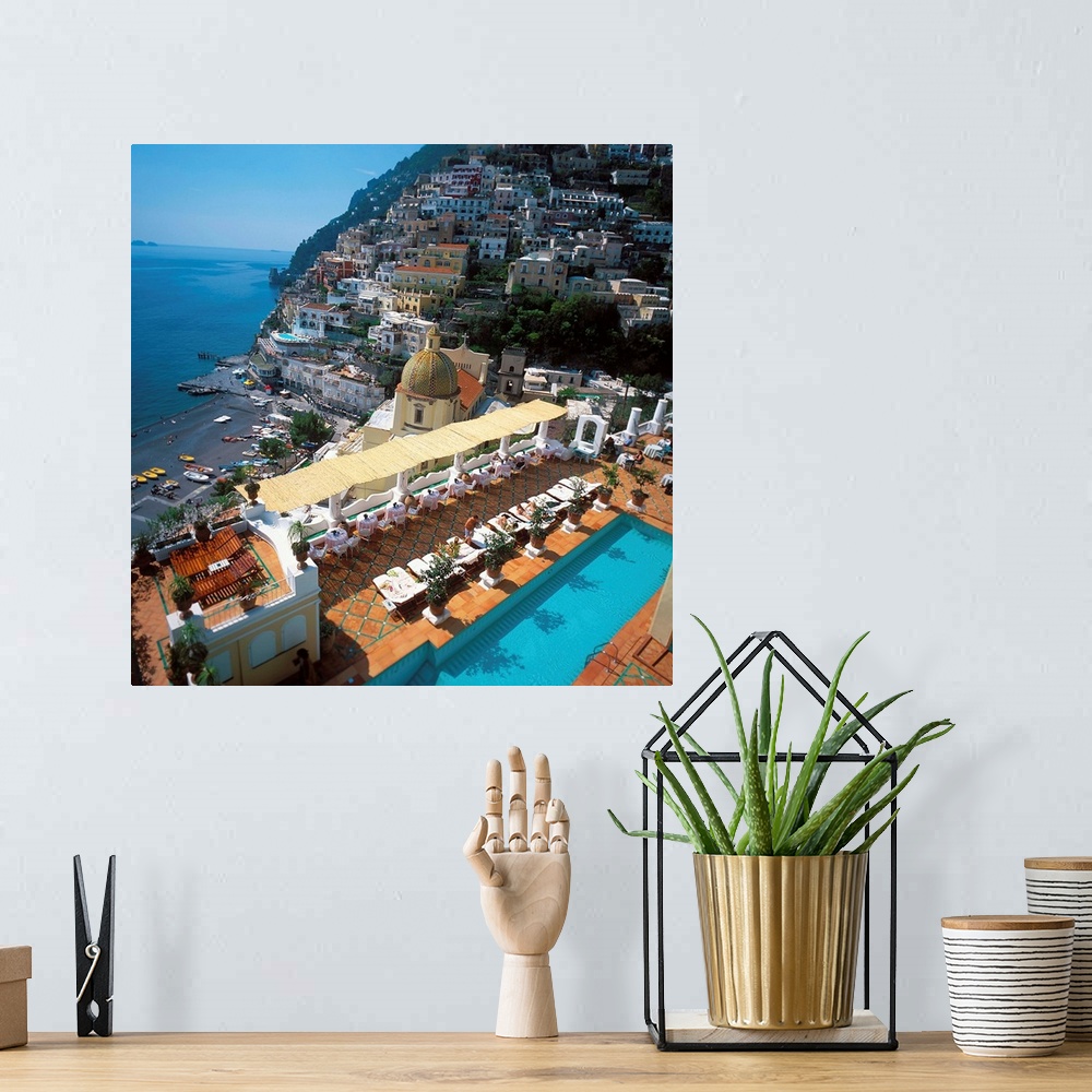 A bohemian room featuring Italy, Campania, Positano, Amalfi Coast, Hotel Le Sirenuse, terrace