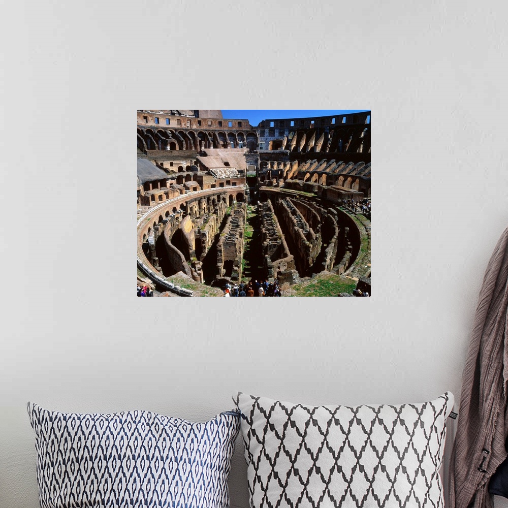A bohemian room featuring Italy, Rome, Coliseum, interior