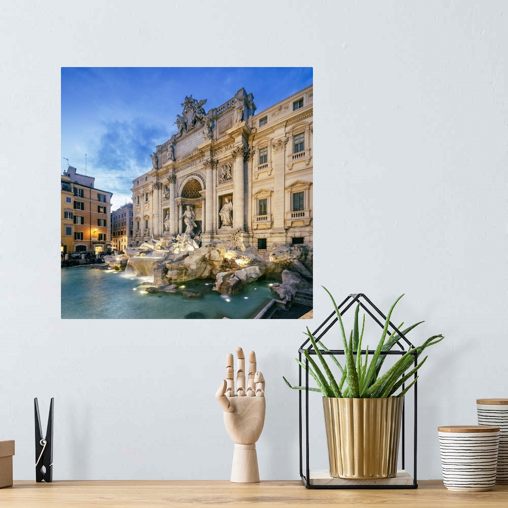A bohemian room featuring Italy, Rome, Trevi Fountain, Seven Hills of Rome.