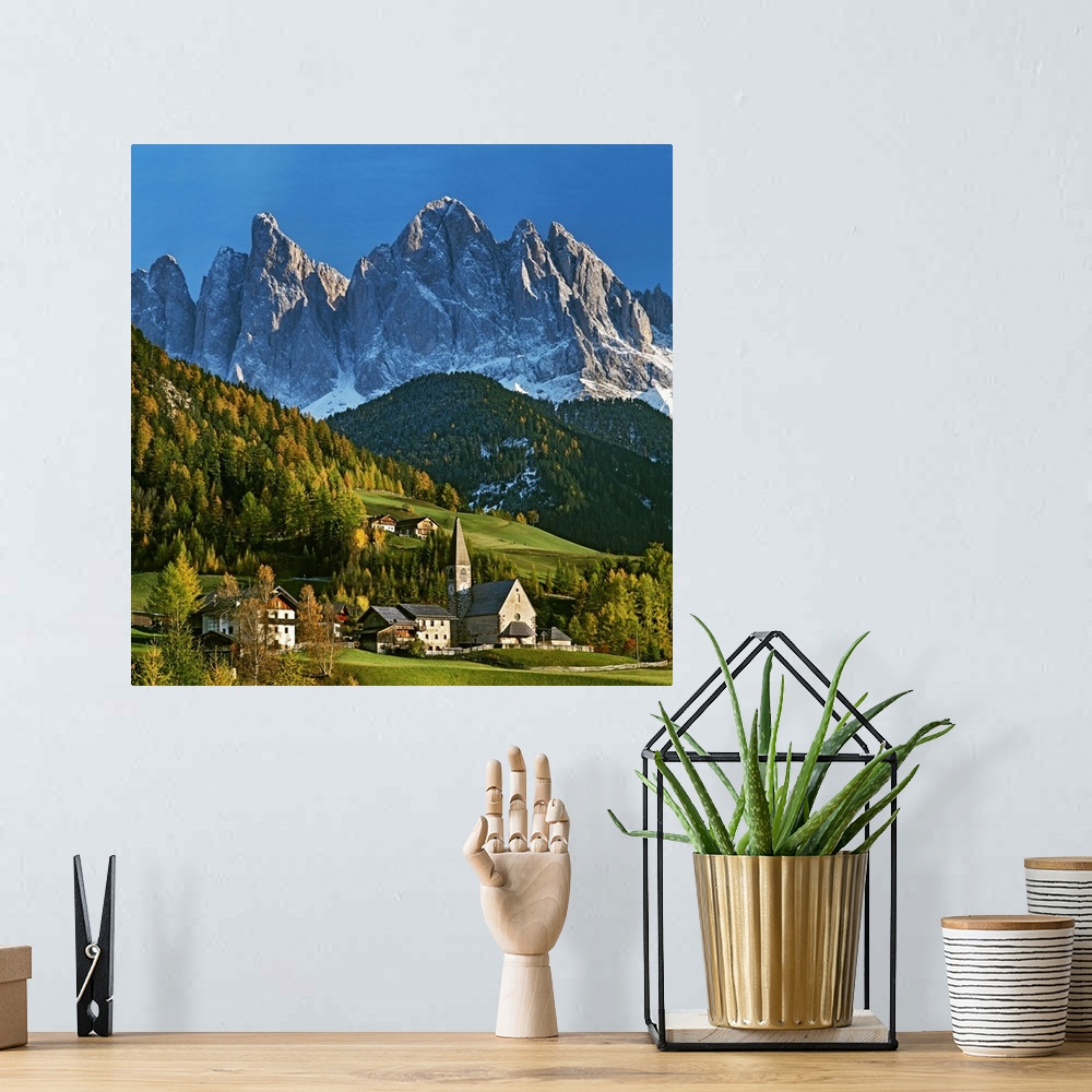 A bohemian room featuring Italy, Trentino-Alto Adige, South Tyrol, Alps, Dolomites, Odle range