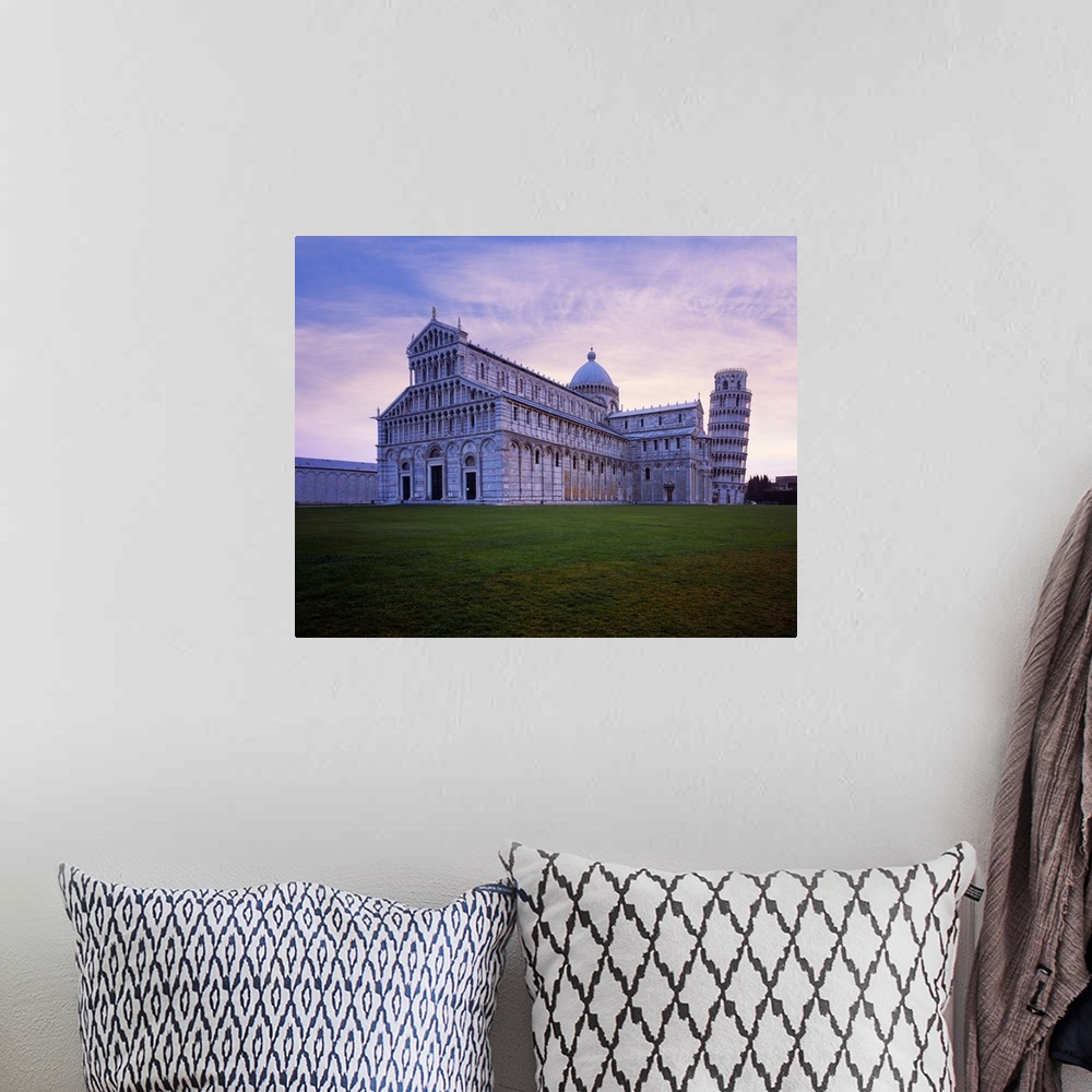 A bohemian room featuring Italy, Tuscany, Pisa, Campo dei Miracoli, cathedral and the leaning tower