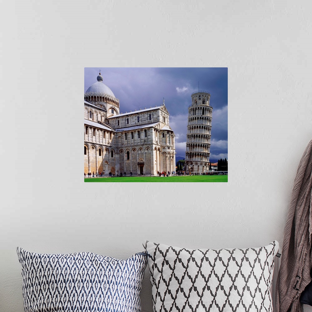 A bohemian room featuring Italy, Tuscany, Pisa, Miracle Square, Leaning Tower, Duomo and campanile