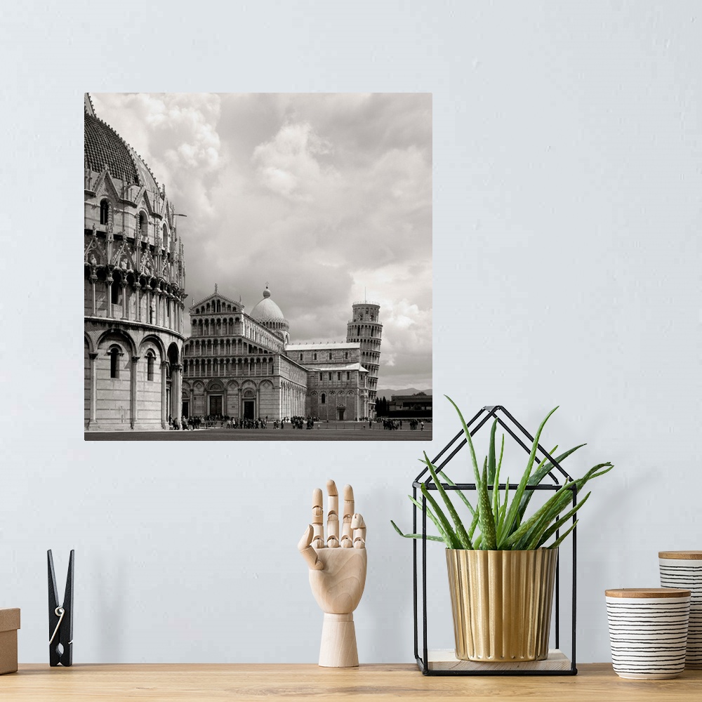 A bohemian room featuring Italy, Tuscany, Pisa, Piazza dei Miracoli, Duomo, the Leaning Tower and the Baptistery