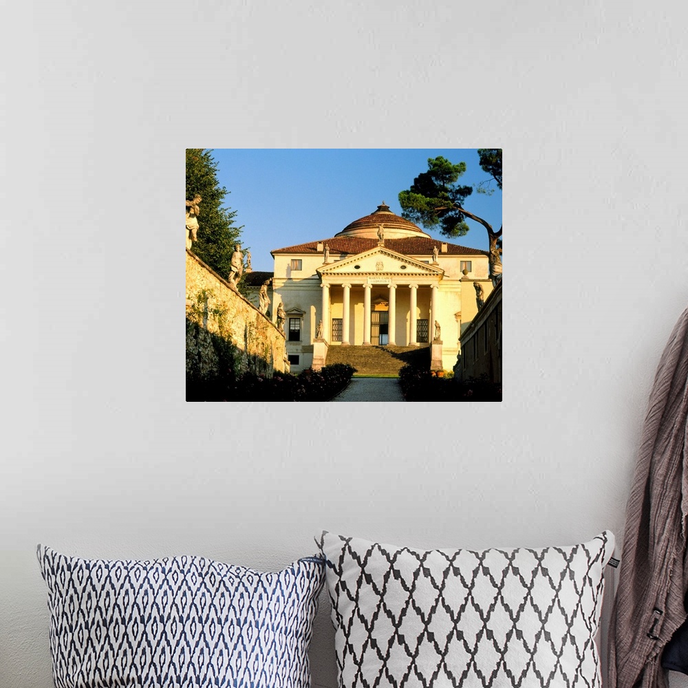A bohemian room featuring Italy, Veneto, Villa Almerico Capra, ora Valmarana, La Rotonda, architect Palladio