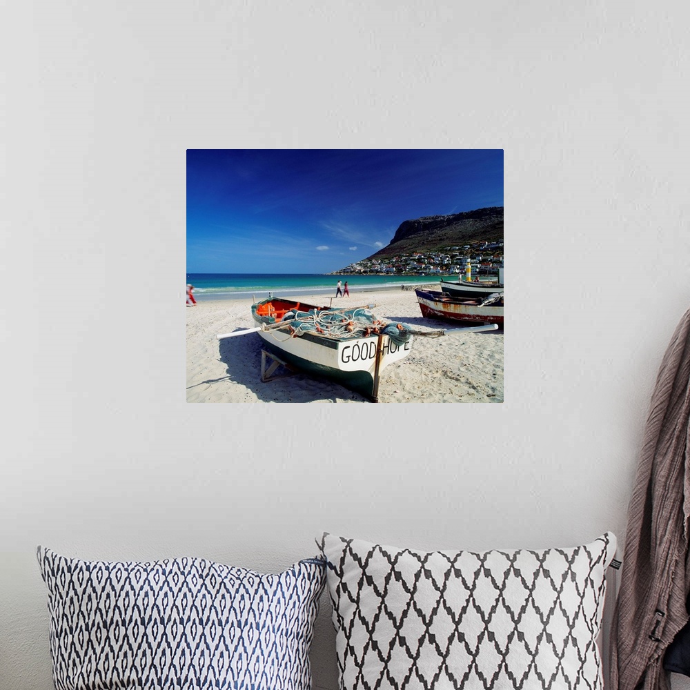A bohemian room featuring South Africa, Cape Peninsula, Fish Hoek beach