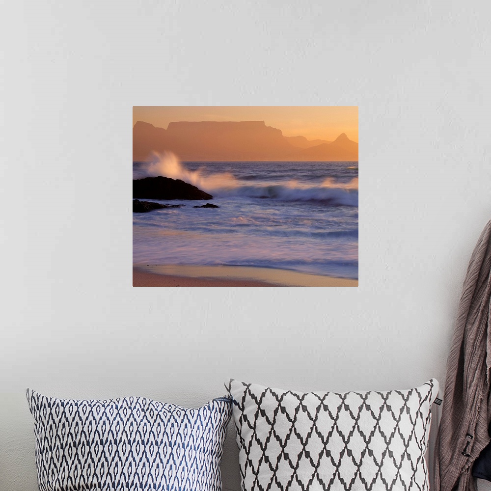 A bohemian room featuring South Africa, Cape Town, Coastline and Table Mountain in background