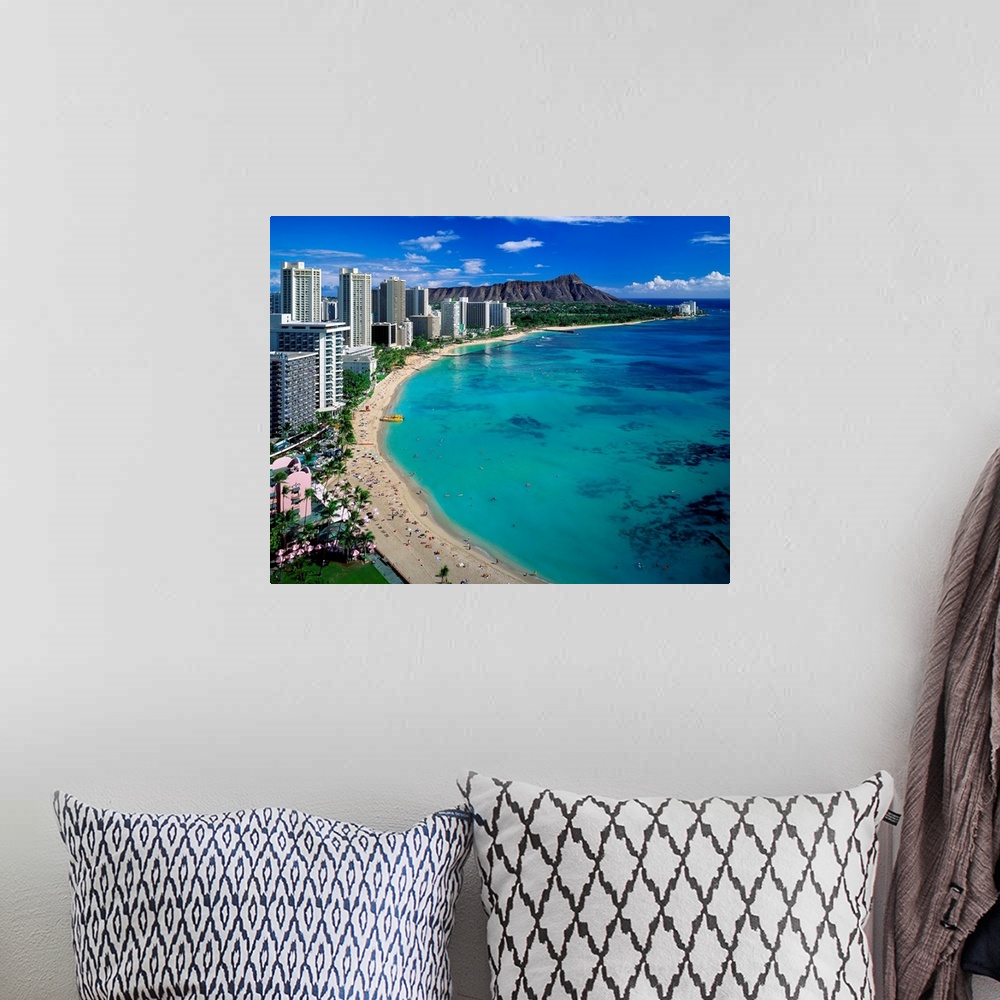 A bohemian room featuring United States, Hawaii, Waikiki beach, Diamond Head and Waikiki Beach