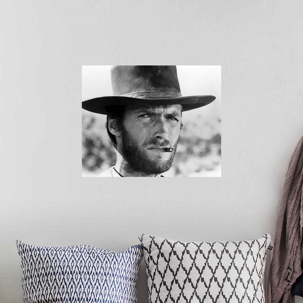 A bohemian room featuring The Good, The Bad And The Ugly, Clint Eastwood, 1966.