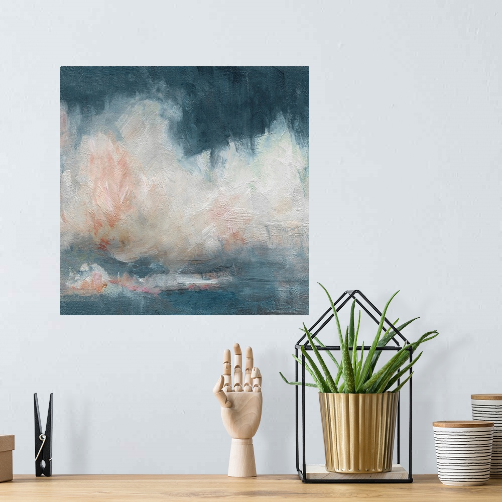 A bohemian room featuring Cloud Abstraction I