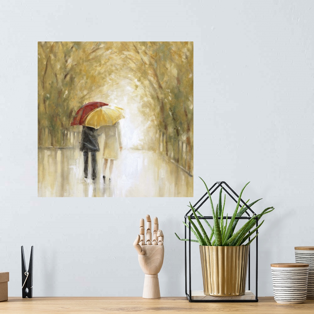 A bohemian room featuring Walking in the Rain