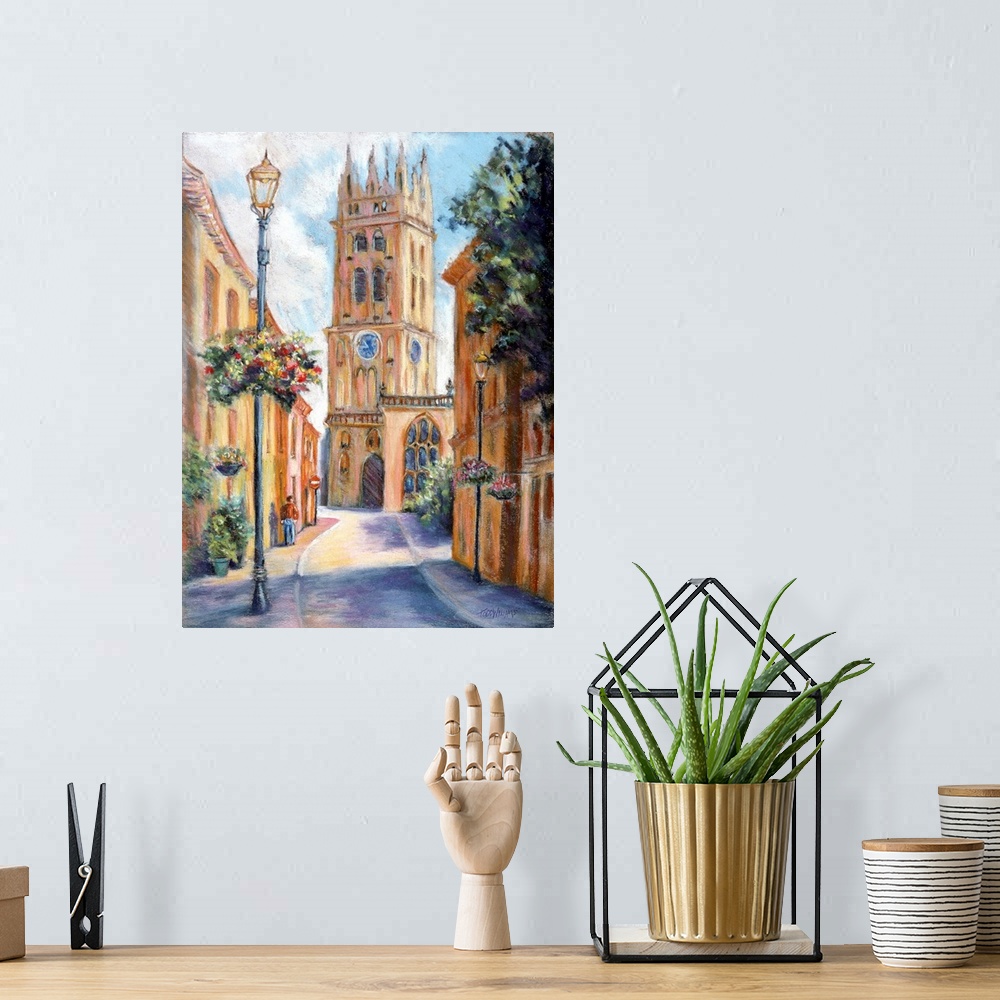 A bohemian room featuring Cathedral