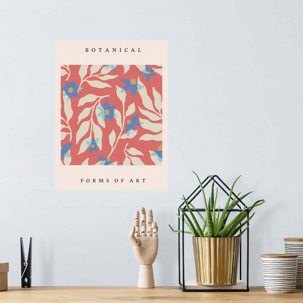 A bohemian room featuring Botanical Forms II