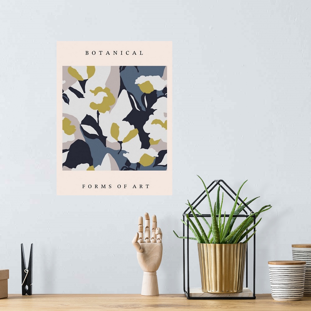 A bohemian room featuring Botanical Forms III