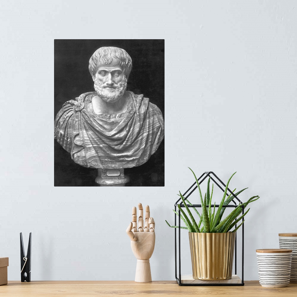 A bohemian room featuring Terme, Italy: Picture shows a Bust of the Greek Philosopher, Aristotele, at the Museo Nazionale d...