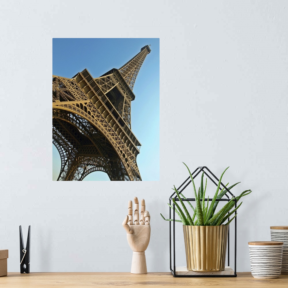 A bohemian room featuring Eiffel tower