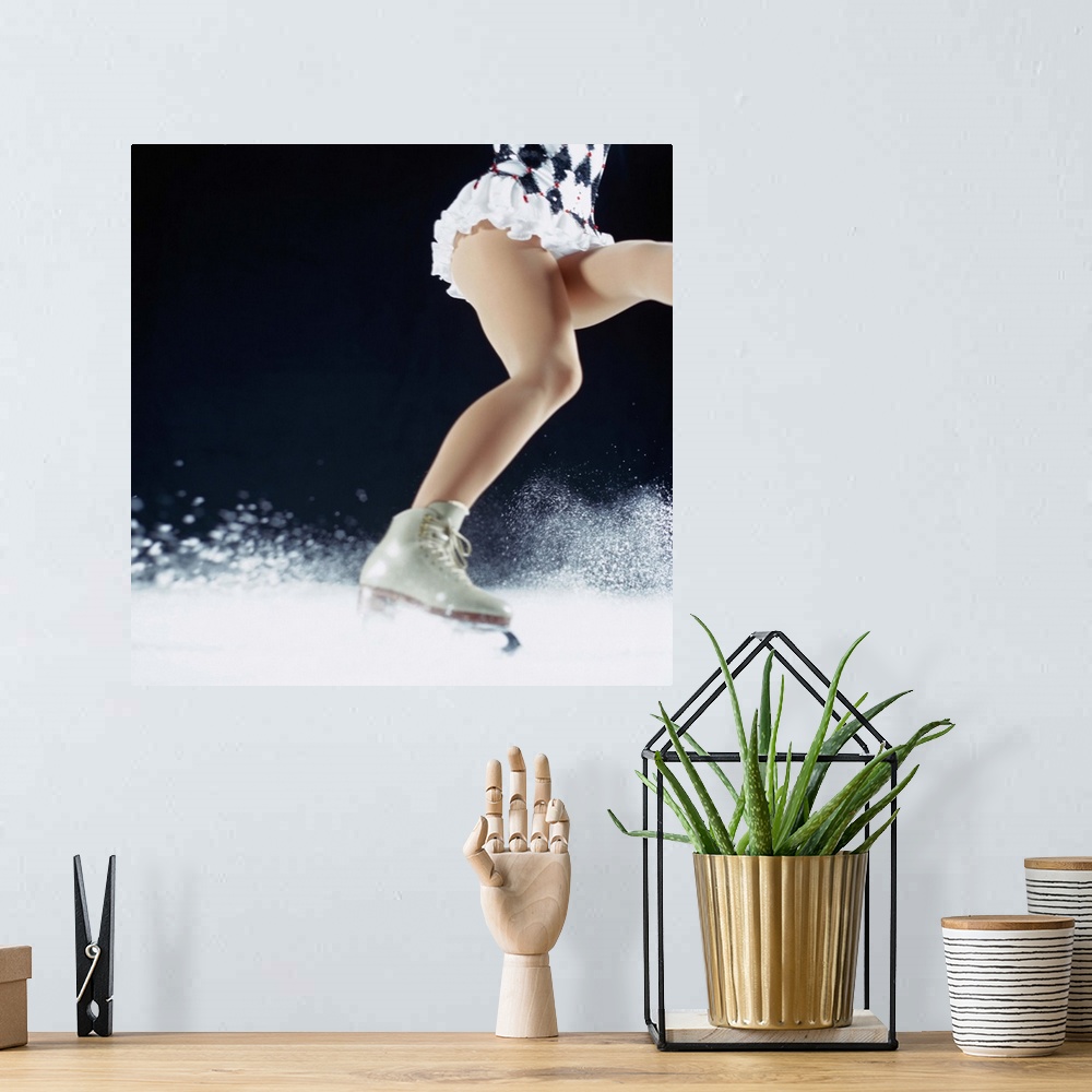 A bohemian room featuring Figure Skater