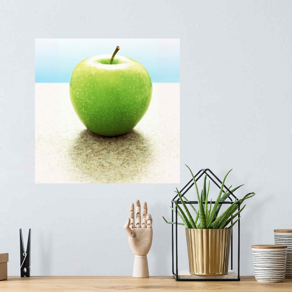 A bohemian room featuring Green Granny Smith Apple