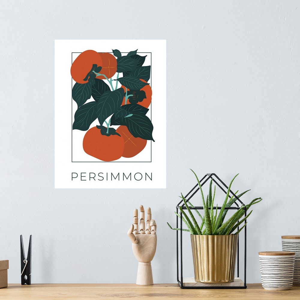 A bohemian room featuring Persimmon