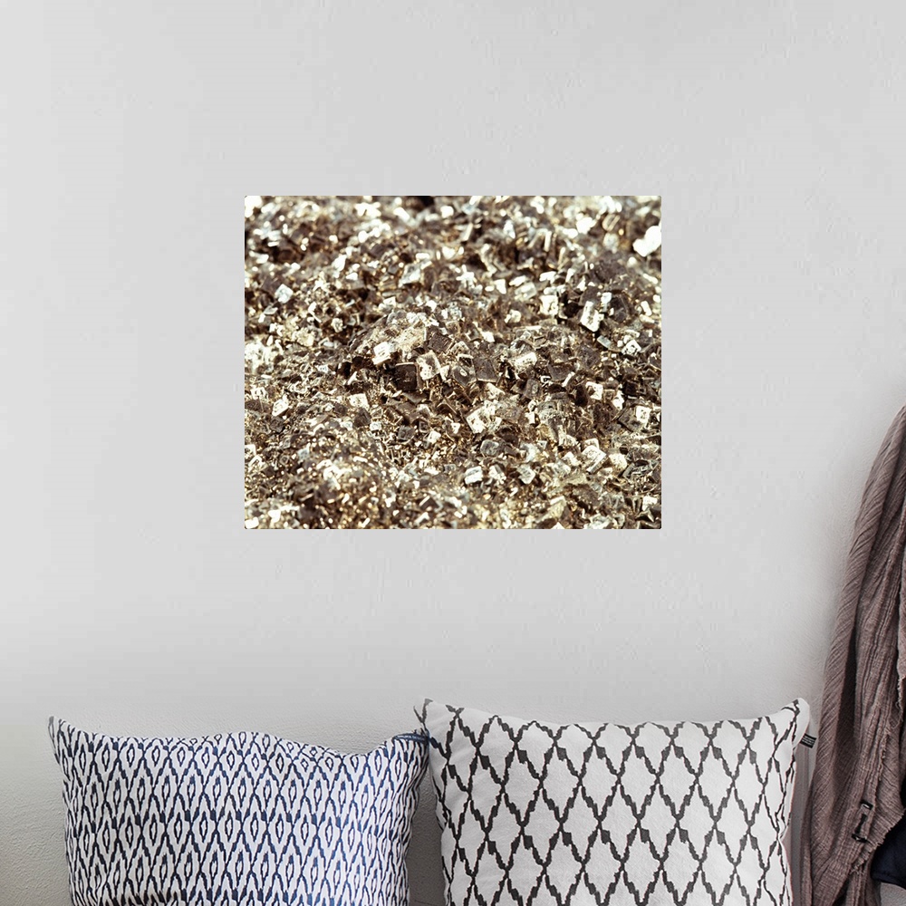 A bohemian room featuring Photography of iron pyrite, Stone material, Close Up