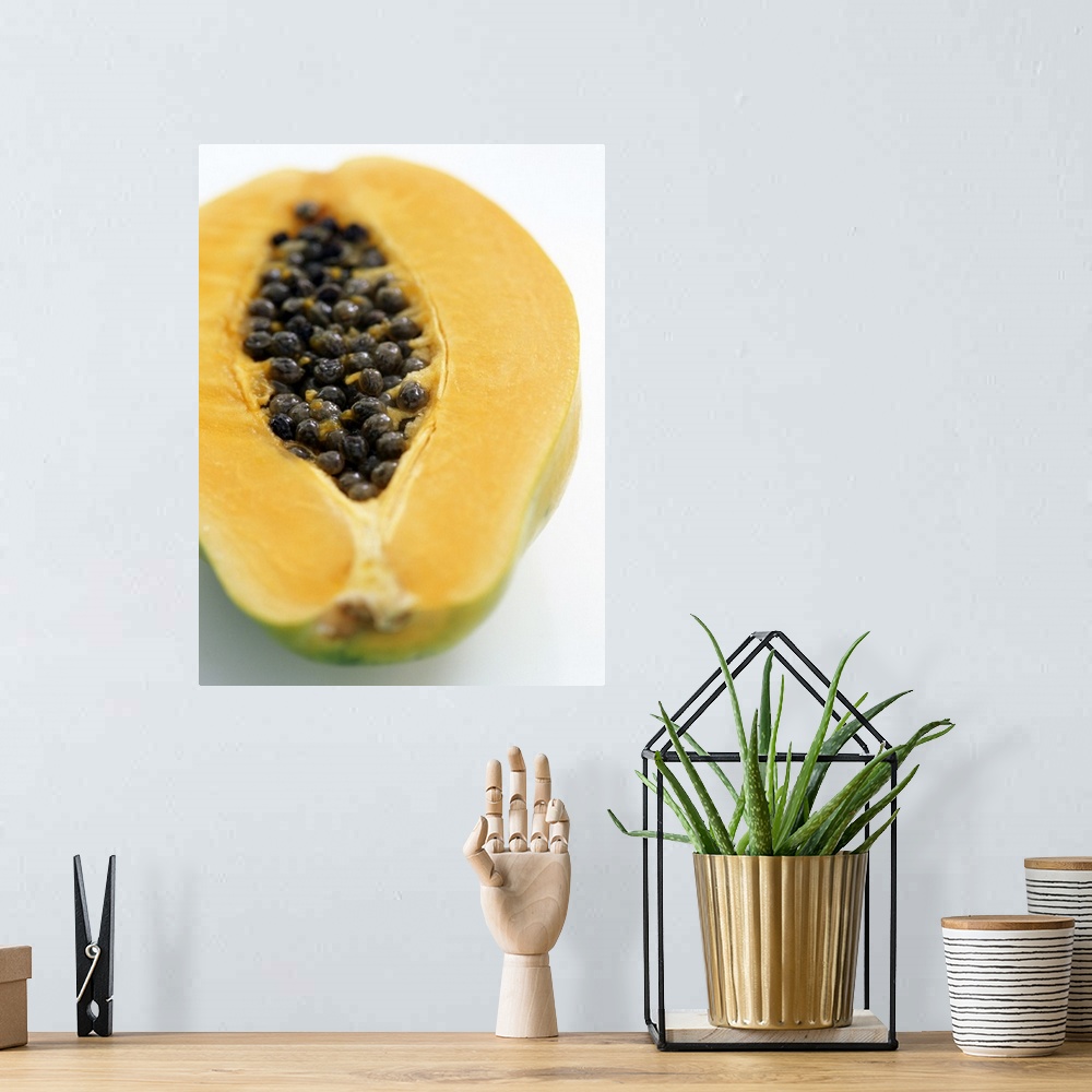 A bohemian room featuring Ripe Papaya with Seeds