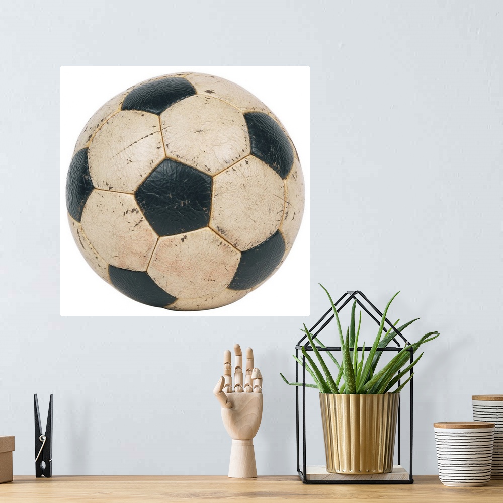 A bohemian room featuring Soccer ball