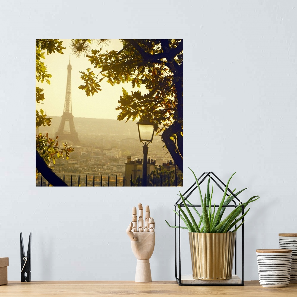 A bohemian room featuring Sunset in Paris.