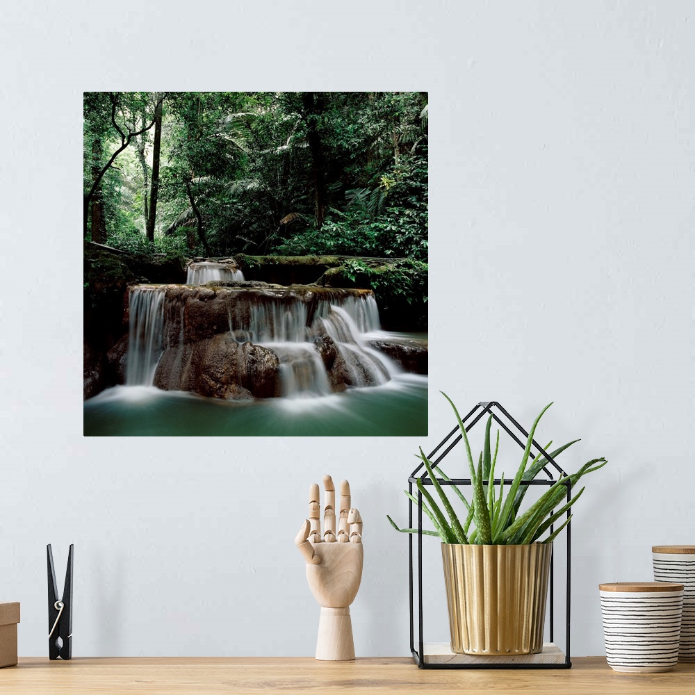 A bohemian room featuring Waterfall Thailand