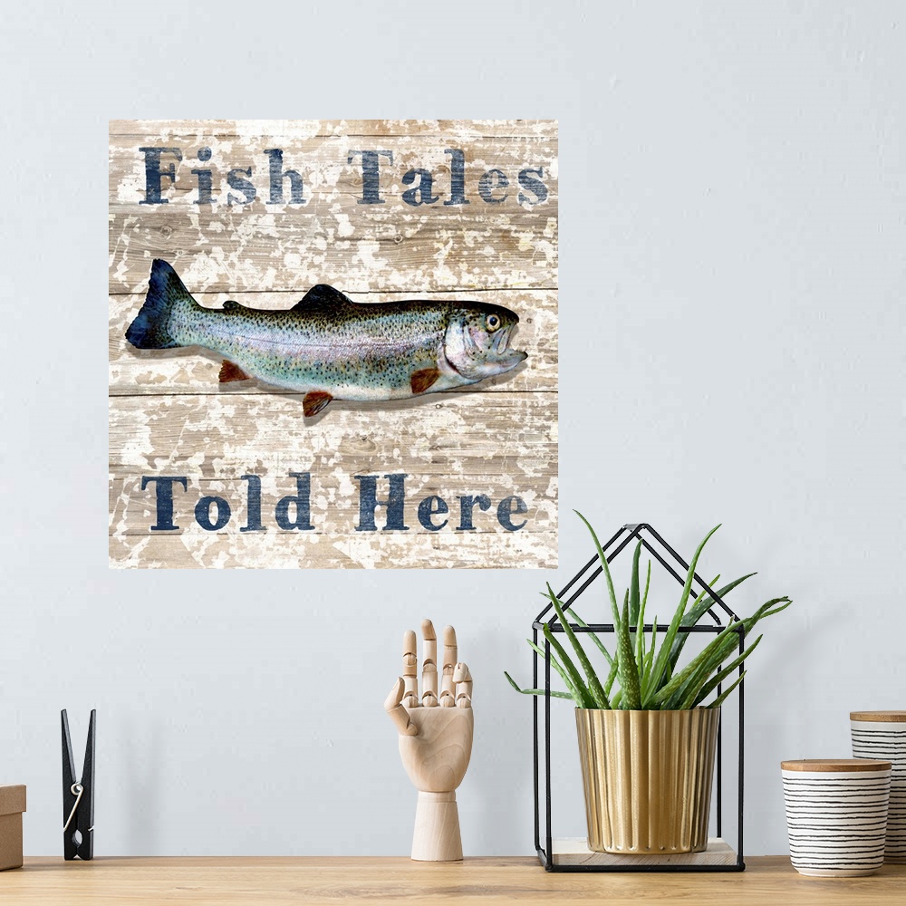 A bohemian room featuring Fish Tales