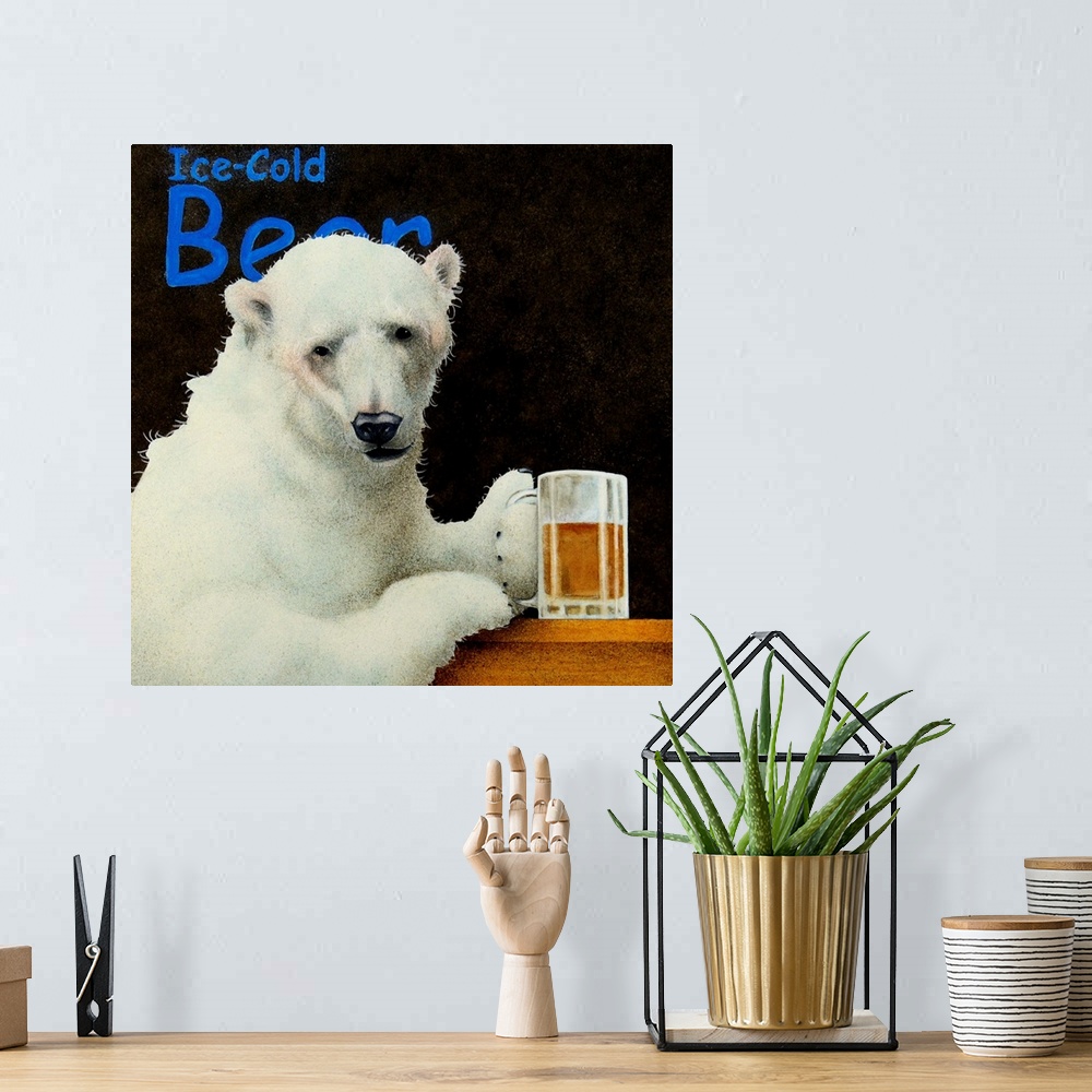 A bohemian room featuring Ice-cold Bear