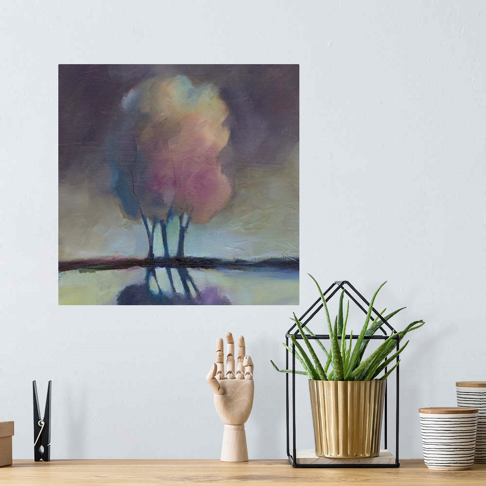 A bohemian room featuring Misty Trees