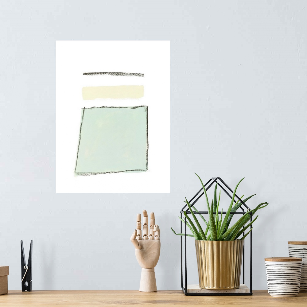 A bohemian room featuring Sherbert Abstract 4