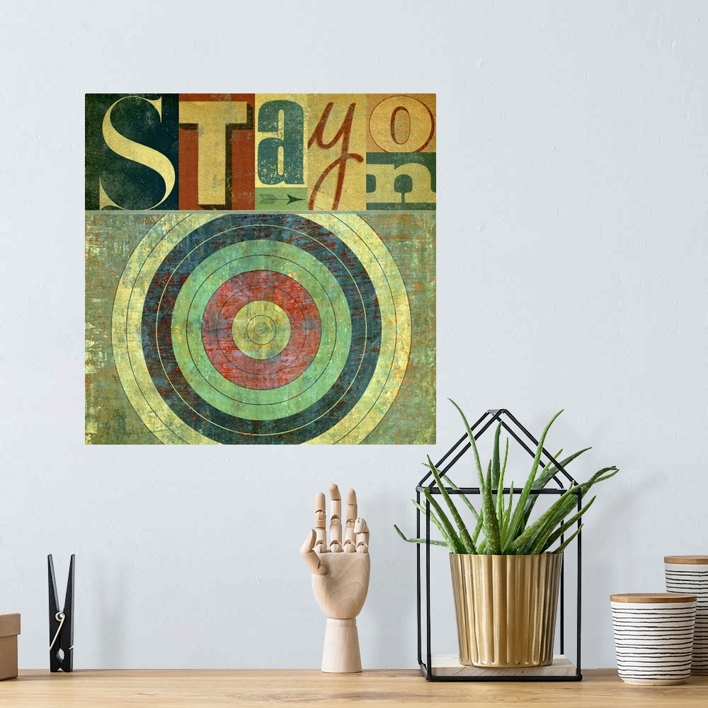 A bohemian room featuring Stay on Target