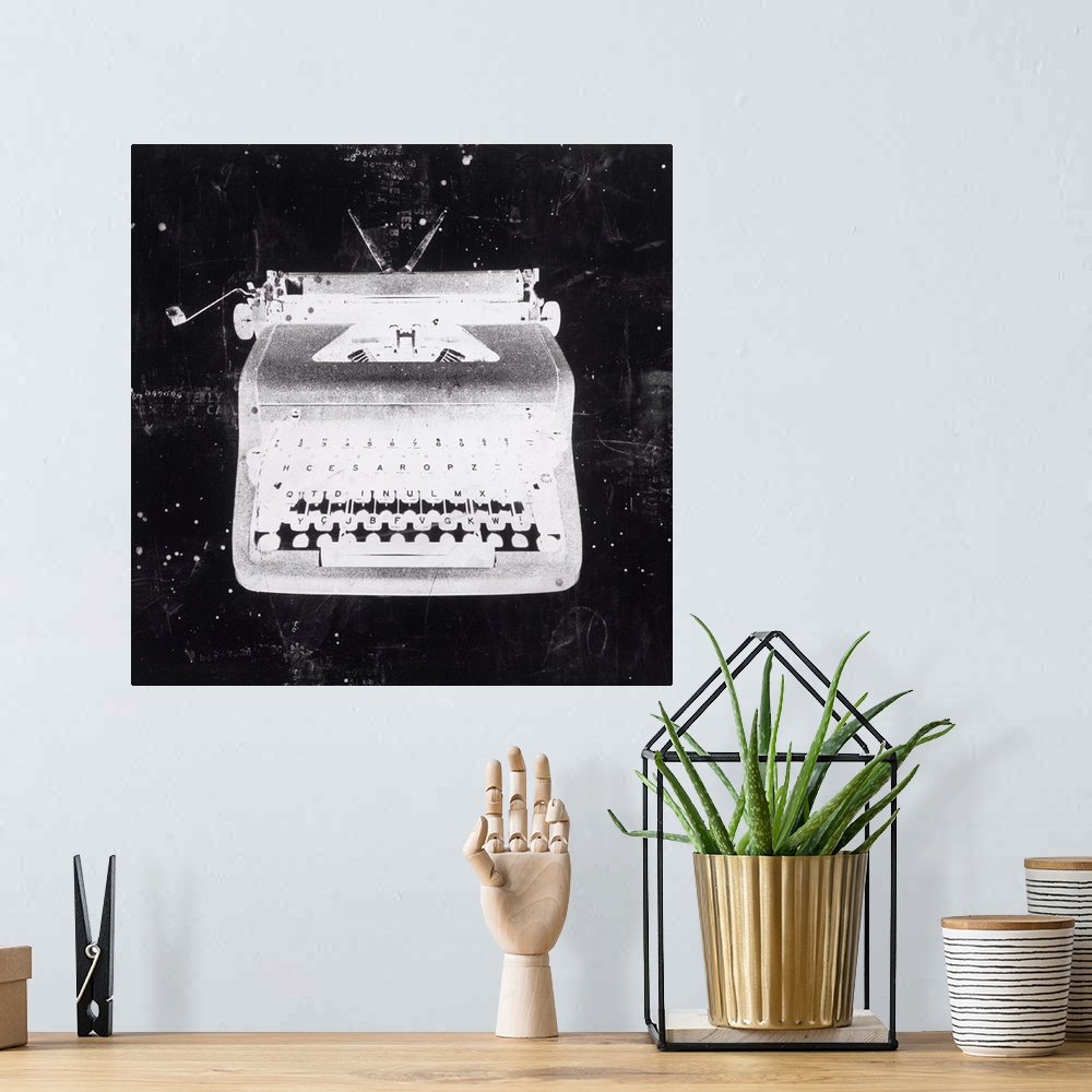 A bohemian room featuring White Typewriter